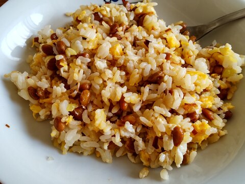 ささっと納豆チャーハン